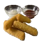 Breaded Mozzarella Sticks (6 Pieces)